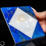 natuurlijke lapis lazuli rituele schaal – koningsblauwe