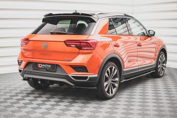 Rear Splitter voor Volkswagen T-Roc Standaard Mk1, Auto diversen, Tuning en Styling, Ophalen of Verzenden
