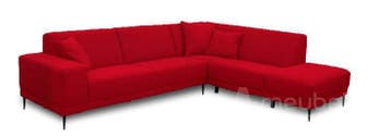Hoekbank Mijdrecht - hoekbanken - Rood, Nieuw, 150 cm of meer, Leer, 250 tot 300 cm