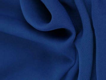 Chiffon stof - Blauw - Per 15 of 50 meter, Hobby en Vrije tijd, Stoffen en Lappen, Blauw, 120 cm of meer, Ophalen of Verzenden