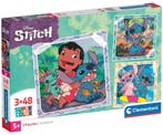 Stitch Puzzel (3x48 stuks) | Clementoni - Puzzels, Verzenden, Nieuw