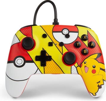 PowerA Enhanced Nintendo Switch Controller - Pikachu Pop, Verzenden, Nieuw