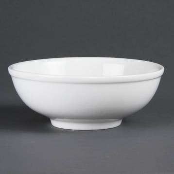 Porselein Nootjes Witte Kom 19cm | 6 stuks, Verzenden