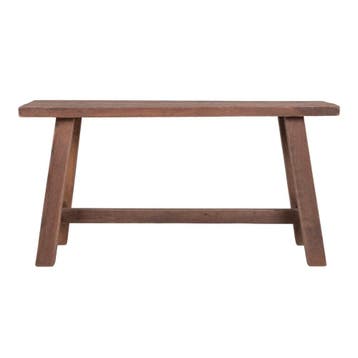 Barcelona Teak Bank - Bank in teak 90x25xh45 cm, Huis en Inrichting, Tafels | Eettafels, Verzenden, Nieuw