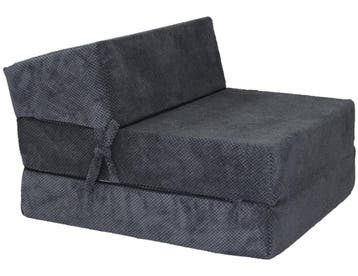 Opvouwbaar Matras 200x70 | Velvet Antraciet | Nieuw OP=OP, Verstelbaar, Nieuw, Ophalen of Verzenden, 200 cm