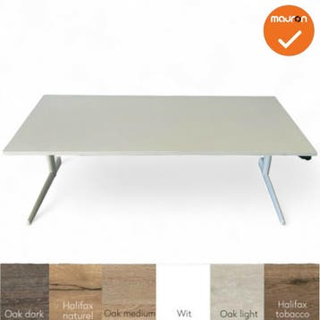 Ahrend 500 bureau – Slinger verstelbaar – Nieuw blad –, Werkplek, Ophalen of Verzenden, Gebruikt, Bureau
