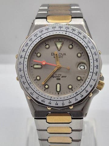 Bulova - Bulova Superior 2000 Compass Bezel Bicolore Ref., Nieuw