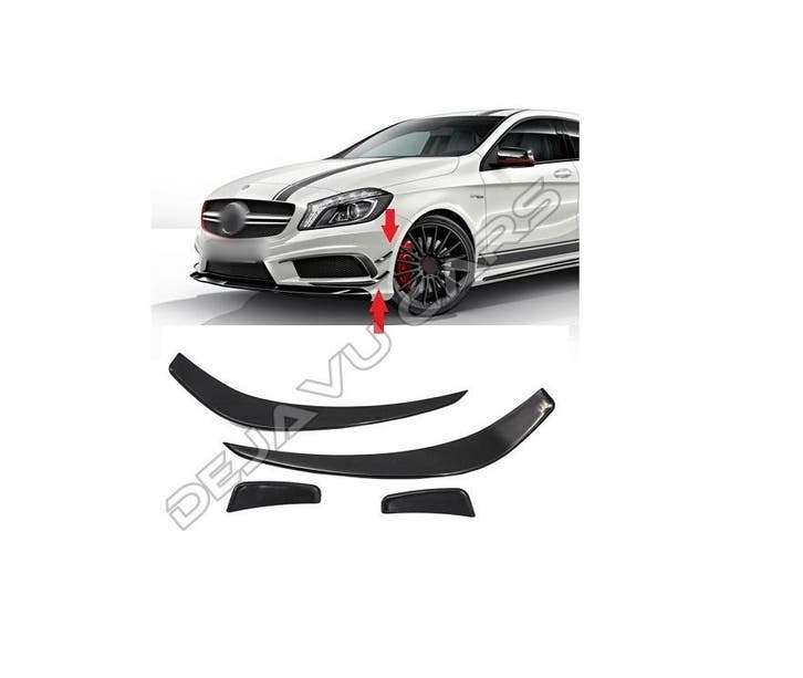 Aero spoiler set voor Mercedes Benz A-Klasse W176, Auto diversen, Tuning en Styling, Ophalen of Verzenden