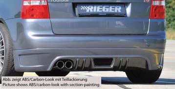 Rieger achteraanzetstuk | Touran (1T): 03.03-10.06 (tot Face, Verzenden, Nieuw, Volkswagen
