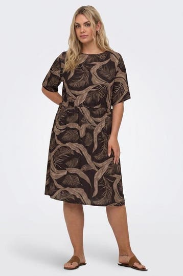ONLY jurk korte mouw ronde hals ECO Maat:, Kleding | Dames, Jurken, Verzenden, Nieuw, Overige kleuren