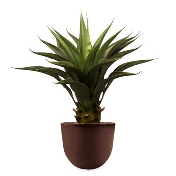 Agave Vetplant kunstplant, H70cm, Ophalen of Verzenden, Overige soorten, Minder dan 100 cm