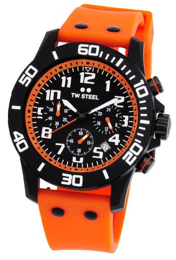 TW Steel CA2 Carbon chronograaf horloge 44 mm, Overige merken, Overige materialen, Verzenden, Polshorloge
