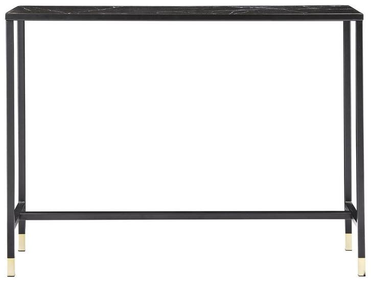 Bijzettafel - Tordis - Zwart - Keramiek - Jörn, Huis en Inrichting, Tafels | Bijzettafels, Verzenden