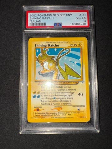 Pokémon - 1 Graded card - Raichu Holo - PSA 4, Nieuw