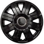 Wieldoppen  Cosmos Zwart 13 Inch, Auto diversen, Wieldoppen, Verzenden, Nieuw