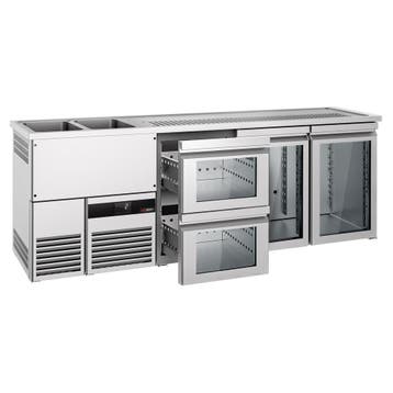 GGM Gastro | Bierkoeling PREMIUM - 2500x700mm - 2 glazen |, Verzenden, Nieuw in verpakking