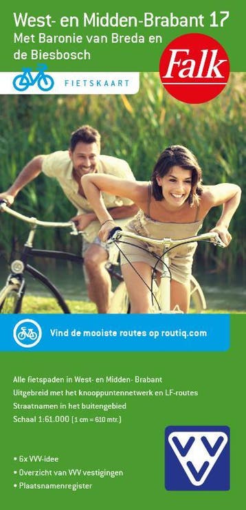 Fietskaart 17. West - Midden Brabant |  | Nieuw, Ophalen of Verzenden, Nieuw