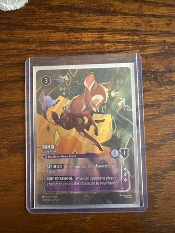 Disney - 1 Card - Disney Lorcana - Bambi 209/204 - EN - 8, Nieuw