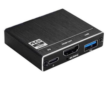 DrPhone THD3 USB-C HDMI 4K 60Hz Adapter met Power Delivery 1, Verzenden, Nieuw