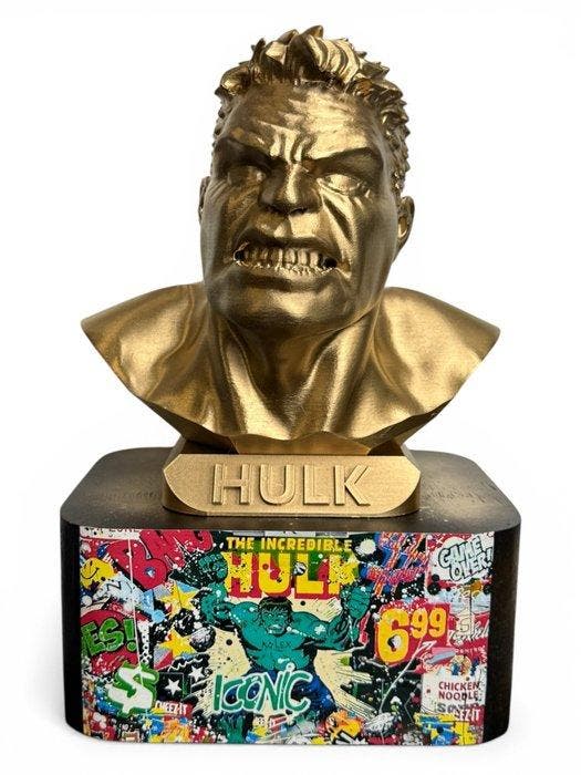 Daluxe Art - 1999 • Pop art Hulk Buste, Antiek en Kunst, Kunst | Designobjecten