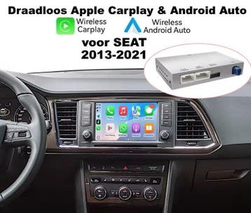 Seat Leon Ibiza Arona Ateca Apple Carplay AndroidAuto box, Auto diversen, Ophalen of Verzenden, Nieuw