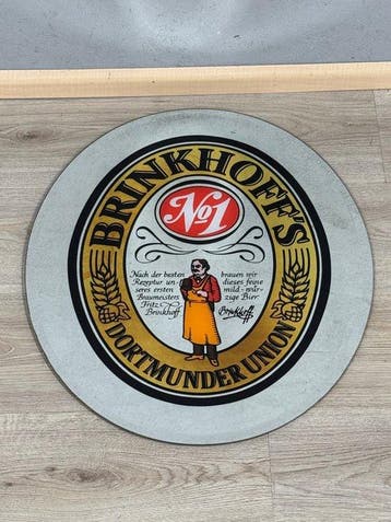 Grote vintage reclamespiegel – Brinkhoff’s No.1 Dortmunder