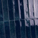 Wandtegels Patagonia Blue 6,5x26 cm langwerpige handvorm teg, Verzenden, Nieuw