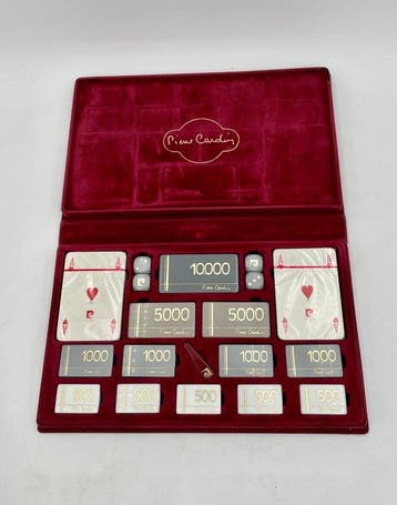 Pokerset - Pierre Cardin – Rare Vintage Luxury Poker/Casino, Nieuw