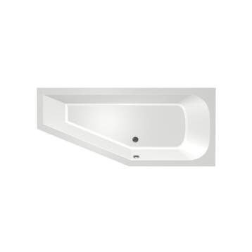 Hoekbad Xenz Lagoon Compact 160x75x45 cm Rechts Wit, Ophalen of Verzenden, Nieuw, Bad