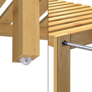 Bamboe plank 110x33x33cm (Badkamer, Interieur, Voor in Huis), Verzenden, Nieuw
