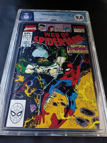 Web of Spider-Man Annual #6 - EGC 9.8 - Spideys Totally, Boeken, Strips | Comics, Nieuw