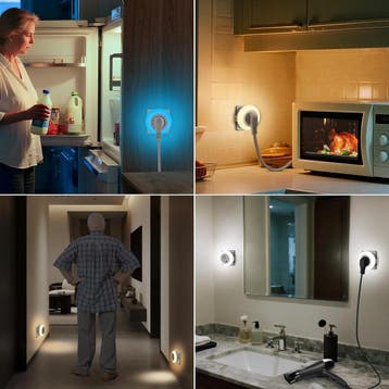 Nachtlampje Stopcontact - Met Lichtsensor - 2 stuks - Wit -, Huis en Inrichting, Verzenden, Zo goed als nieuw
