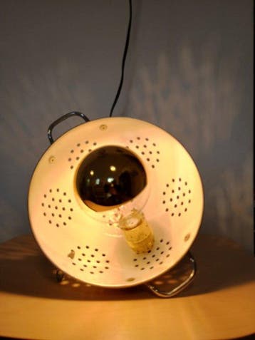 Tafellamp - Metaal - Oude Vergietlamp