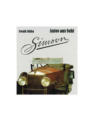 SIMSON, AUTOS AUS SUHL, Nieuw, Author