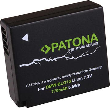 Panasonic DMW-BLG10(E) accu (Patona Premium), Verzenden, Nieuw