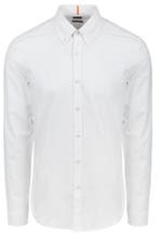 BOSS Rickert Overhemd Wit maat L Heren, Kleding | Heren, Overhemden, Verzenden, Nieuw, Wit, BOSS