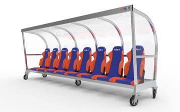 Verplaatsbare Dug-out model PRO met Sportstoelen, Ophalen of Verzenden, Nieuw, Overige typen