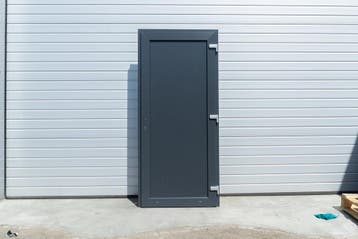 Kunststof achterdeur direct leverbaar - Snel in huis!, Ophalen of Verzenden, Nieuw, Glas, Buitendeur