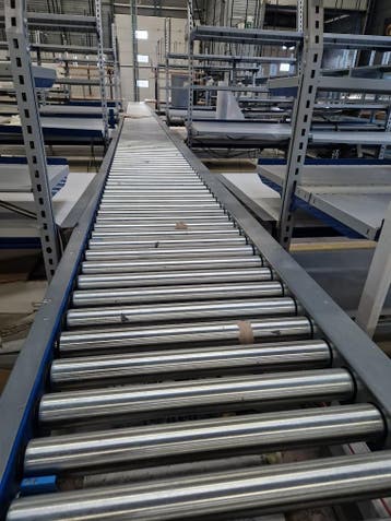 Aangedreven Rollenbaan 50 cm x 300 cm - Gebruikt, Ophalen of Verzenden, Overige typen, Emtrade NL