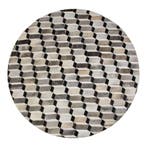 Vloerkleed Koe rond illusion multicolor 150cm (bos taurus, Huis en Inrichting, Verzenden, Nieuw