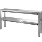 Rvs etagère verwarmd 2 hoog 1000x300x700 mm, Verzenden, Nieuw in verpakking