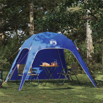 vidaXL Instant Tent 4-Person Quick-Release 4-persoons Azure, Verzenden, Nieuw, Tot en met 2