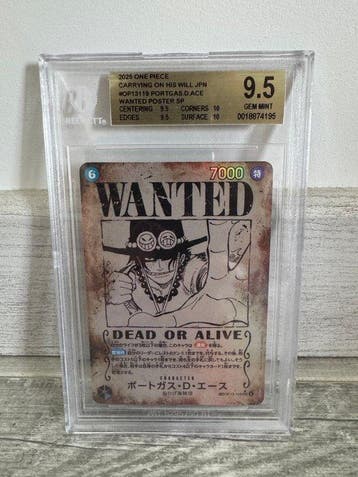 Bandai Graded card - One Piece - Beckett, Nieuw