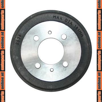 Remtrommel Achteras Nissan 100Nx – AutopartsOnline.nl, Verzenden, Nieuw, Nissan