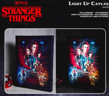 Stranger Things Vecna Light Canvas 40 x 30 cm, Ophalen of Verzenden, Nieuw