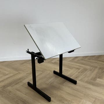 Möckel school-tekentafel, (bxd) 80x60 cm, Ophalen of Verzenden, Gebruikt