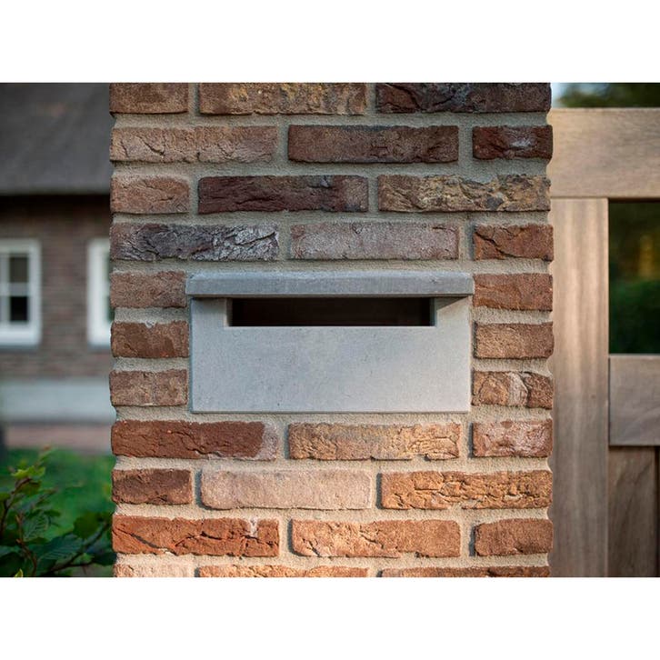 Hardstenen inbouw brievenbus Liggend Brievenbussen, Tuin en Terras, Brievenbussen, Verzenden