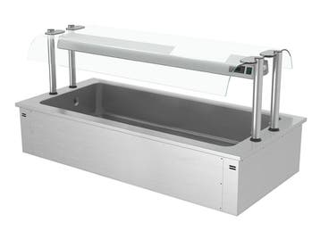GGM Gastro | Inbouw ijsbak - 1785mm - 5x GN 1/1 - 200L - met, Verzenden, Nieuw in verpakking