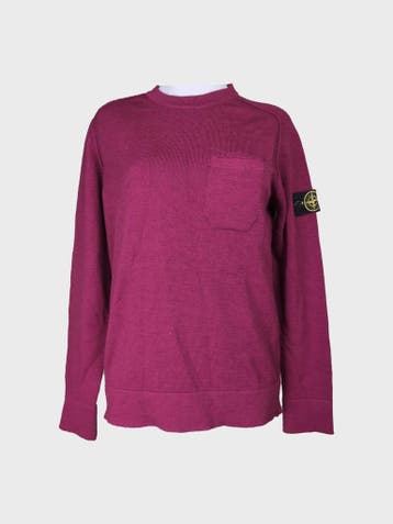 Stone Island Trui Dames maat L Rood, Maat 42/44 (L), Ophalen of Verzenden, Zo goed als nieuw, Rood