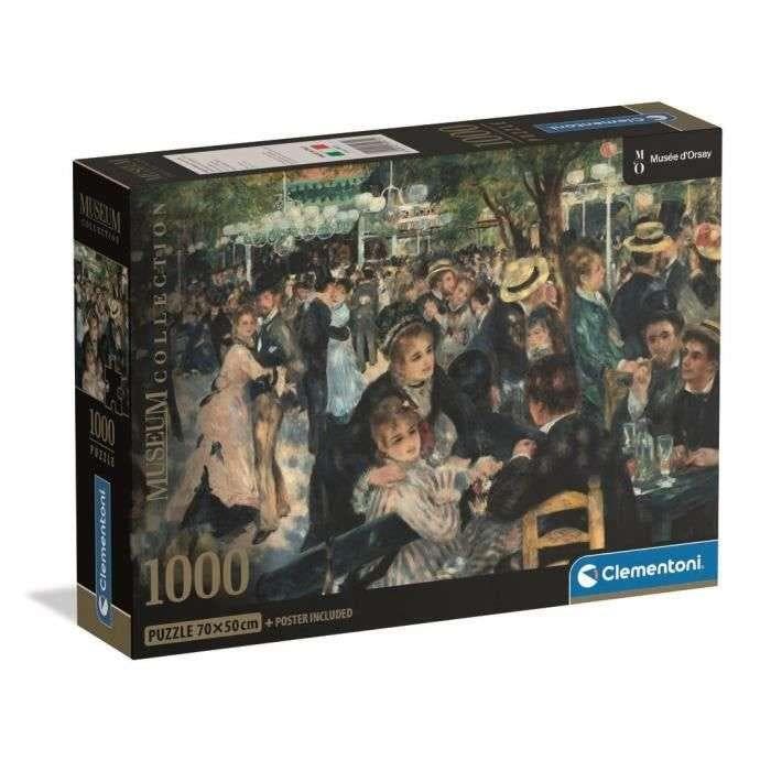CLEMENTONI - Compact 1000 stukjes - Renoir: Bal bij de molen, Kinderen en Baby's, Speelgoed | Overig, Nieuw, Verzenden
